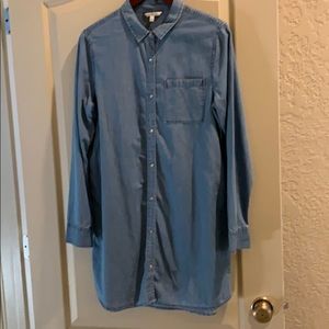 Ck denim shirt dress  large